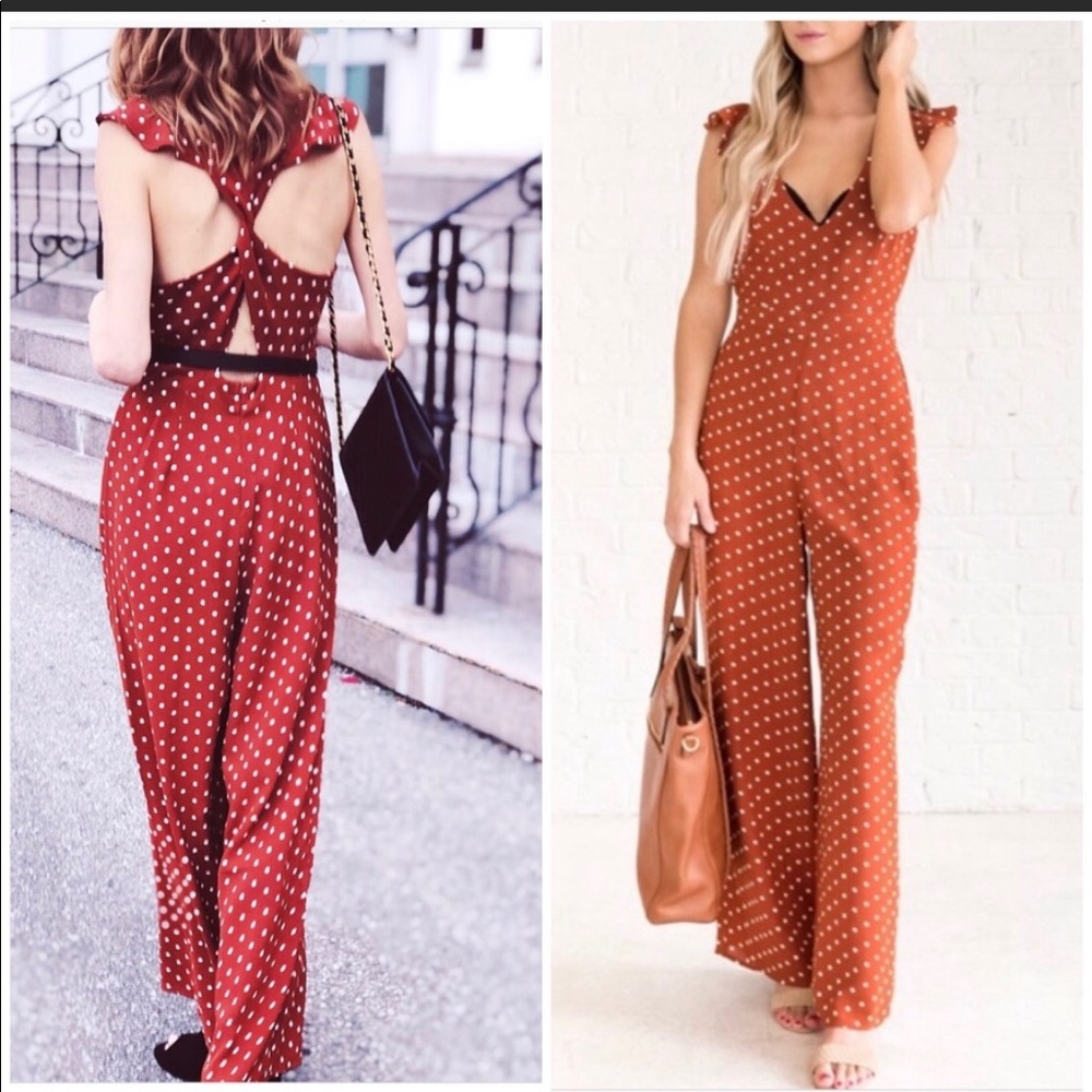 Polka Dot Jumpsuit